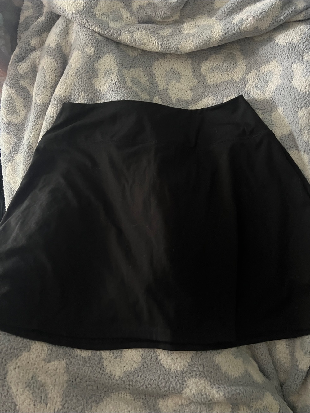 DSG Black A-Line Mini Skirt